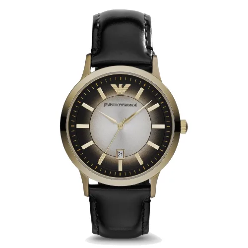 Zegarek ARMANI AR2468. Kwarcowy, Kolor brązowy. Mężczyzna.