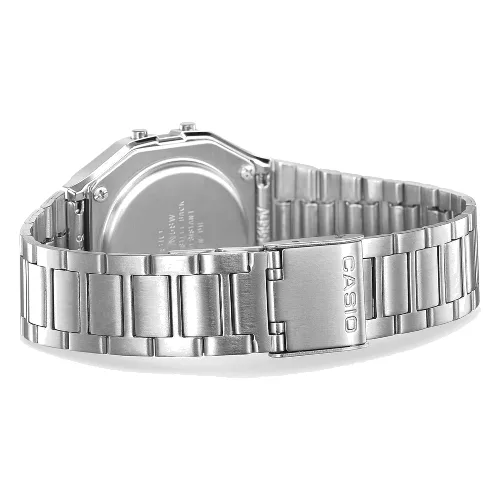 Zegarek CASIO A-158WA-1DF. Kwarcowy, Kolor czarny. Unisex.
