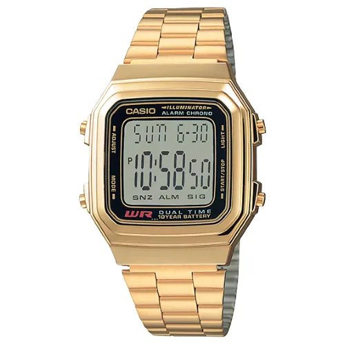 Zegarek CASIO A178WGA-1ADF. Kwarcowy, Kolor szary. Mężczyzna.