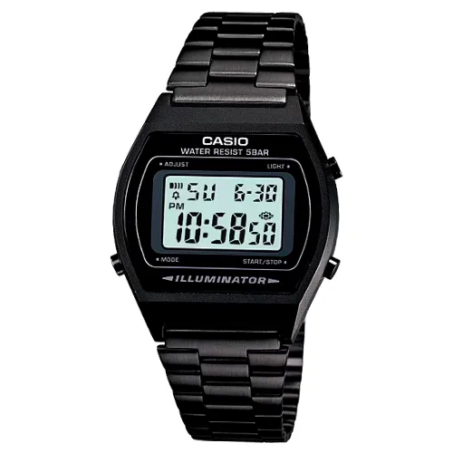Zegarek CASIO B-640WB-1A. Kwarcowy, Kolor czarny. Unisex.