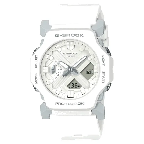 Zegarek CASIO GA-2300-7AER. Kwarcowy, Kolor biały. Kobieta.