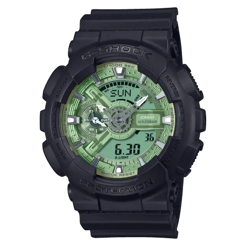 Zegarek CASIO GA110CD1A3ER. Kwarcowy, Kolor zielony. Mężczyzna.
