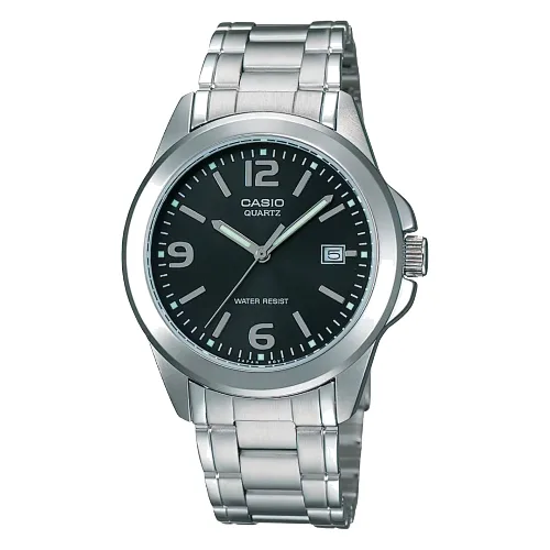 Zegarek CASIO MTP-1215A-1A. Kwarcowy, Kolor czarny. Mężczyzna.