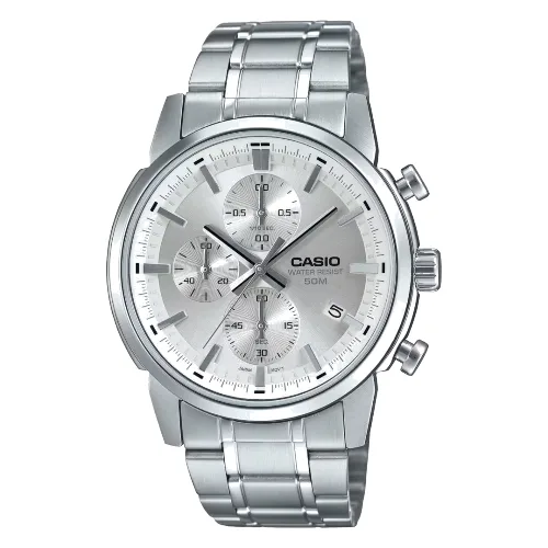 Zegarek CASIO MTPE510D7AVDF. Kwarcowy, Kolor szary. Mężczyzna.