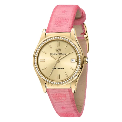 Zegarek CHIARA FERRAGNI R1951102501. Kwarcowy, Kolor złoty. Kobieta.