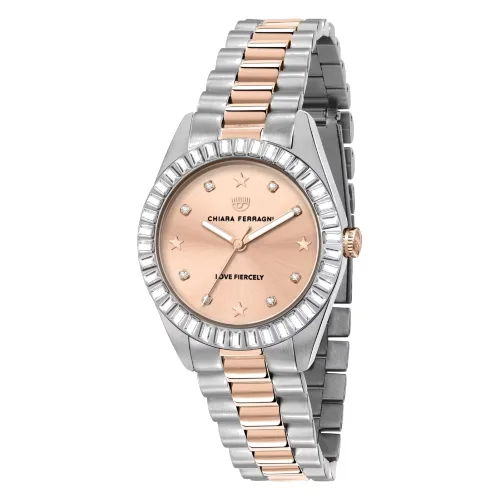 Zegarek CHIARA FERRAGNI R1953100504. Kwarcowy, Kolor różowy. Kobieta.