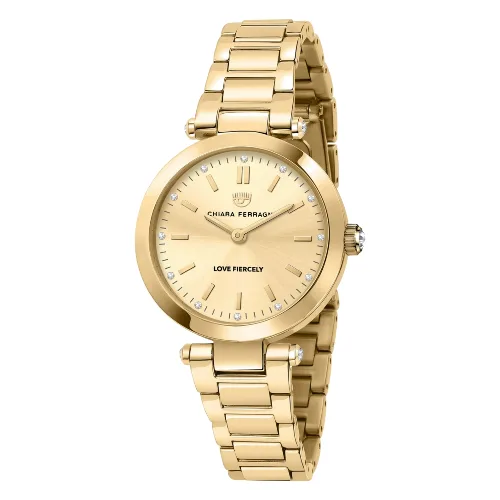 Zegarek CHIARA FERRAGNI R1953103504. Kwarcowy, Kolor złoty. Kobieta.