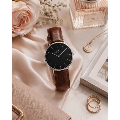 ZEGAREK DAMSKI DANIEL WELLINGTON Classic Black Sheffield Lady DW00100131 (zw508d)
