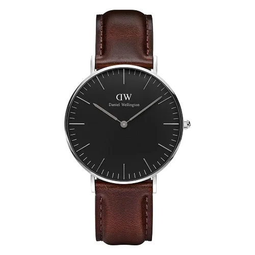 Zegarek DANIEL WELLINGTON DW00100143. Kwarcowy, Kolor czarny. Kobieta.