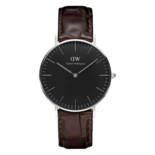 Zegarek DANIEL WELLINGTON DW00100146. Kwarcowy, Kolor czarny. Kobieta.