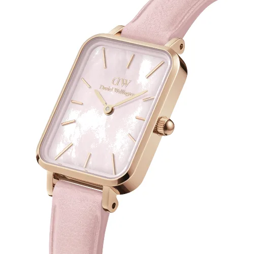 Zegarek DANIEL WELLINGTON DW00100636. Kwarcowy, Kolor różowy. Kobieta.