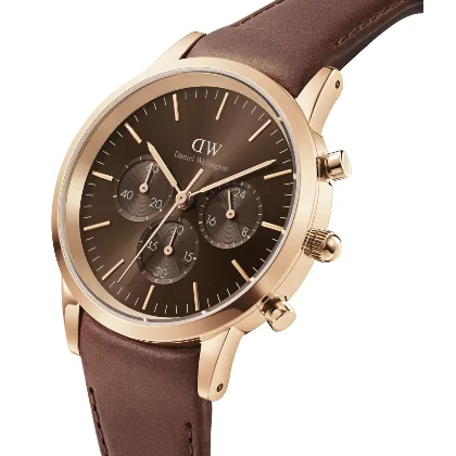 Zegarek DANIEL WELLINGTON DW00100640. Kwarcowy, Kolor brązowy. Mężczyzna.