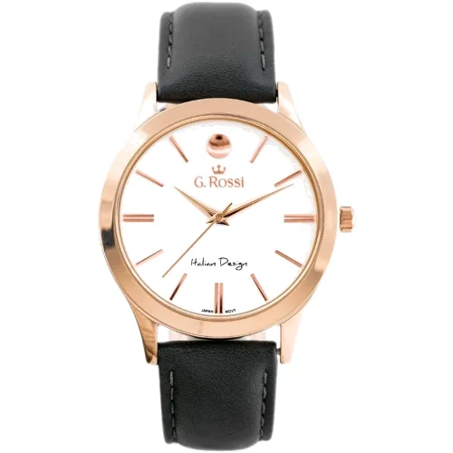 ZEGAREK G. ROSSI - 10398A-3G3 (zg783g) r.g./gray + BOX