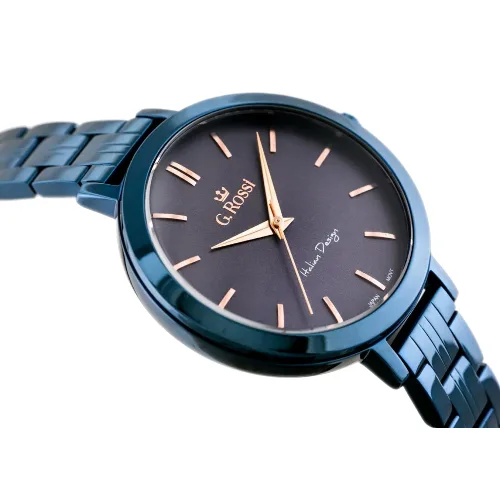ZEGAREK G. ROSSI - 11389B-6F3 (zg787h) blue/violet + BOX