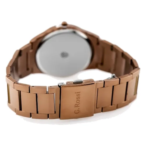ZEGAREK G. ROSSI - 8245B2-2B3 (zg259f) brown + BOX