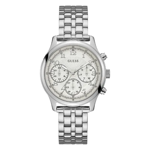 Zegarek GUESS W1018L1. Kwarcowy, Kolor srebrny. Kobieta.