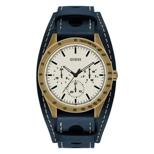 Zegarek GUESS W1100G2. Kwarcowy, Kolor beżowy. Mężczyzna.