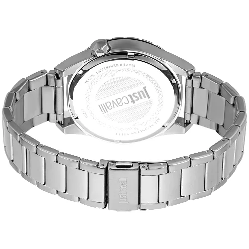 Zegarek JUST CAVALLI JC1G217M0055. Kwarcowy, Kolor szary. Mężczyzna.