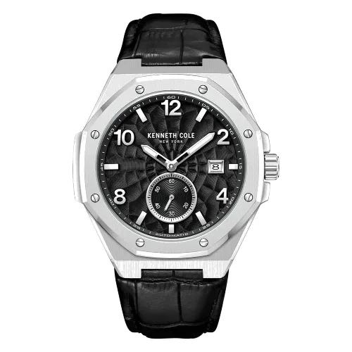 Zegarek KENNETH COLE KCWGX0059001. Automatyczny, Kolor czarny. Mężczyzna.