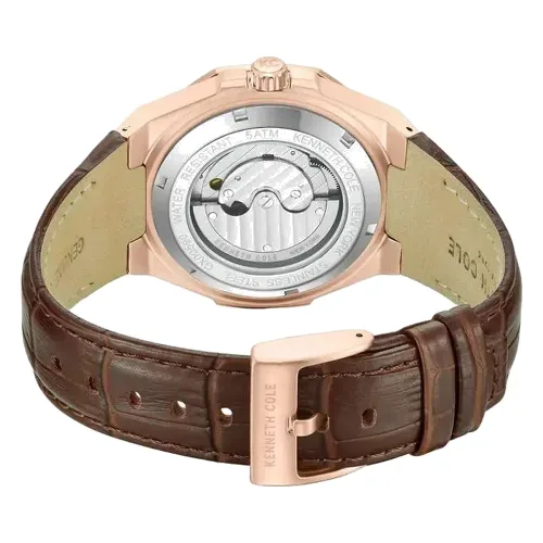 Zegarek KENNETH COLE KCWGX0059002. Automatyczny, Kolor szary. Mężczyzna.