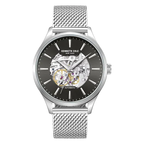 Zegarek KENNETH COLE KCWGY0064102. Automatyczny, Kolor szary. Mężczyzna.