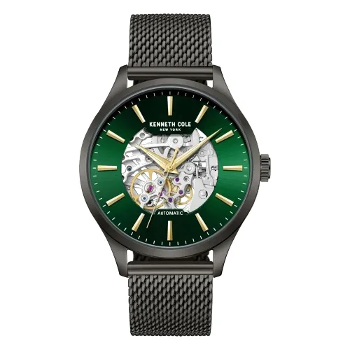 Zegarek KENNETH COLE KCWGY0064103. Automatyczny, Kolor zielony. Mężczyzna.