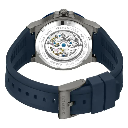 Zegarek KENNETH COLE KCWGZ0063903. Automatyczny, Kolor szary. Mężczyzna.