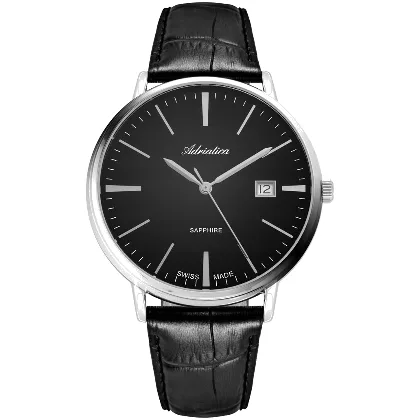 Zegarek Męski Adriatica A1283.5214Q czarny pasek