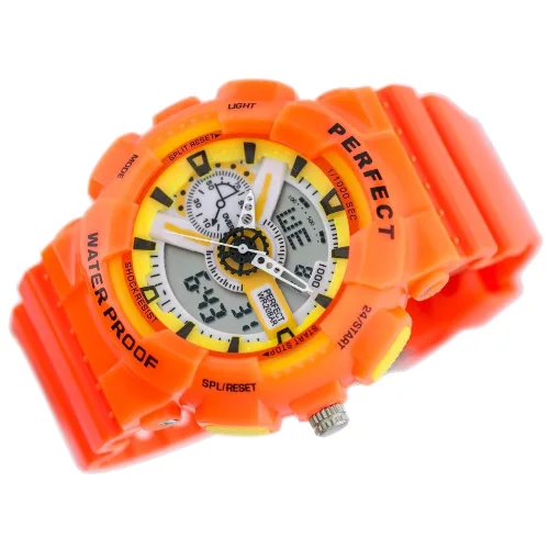 ZEGAREK MĘSKI PERFECT SHOCK (zp219f) - orange