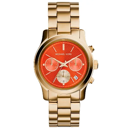 Zegarek MICHAEL KORS MK6162. Kwarcowy, Kolor pomarańczowy. Kobieta.