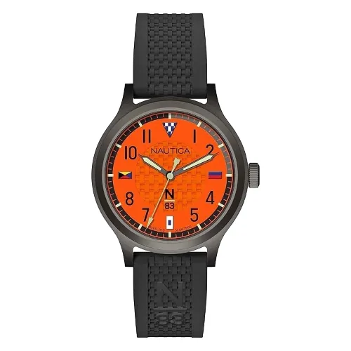 Zegarek NAUTICA NAPCFS915. Kwarcowy, Kolor pomarańczowy. Mężczyzna.