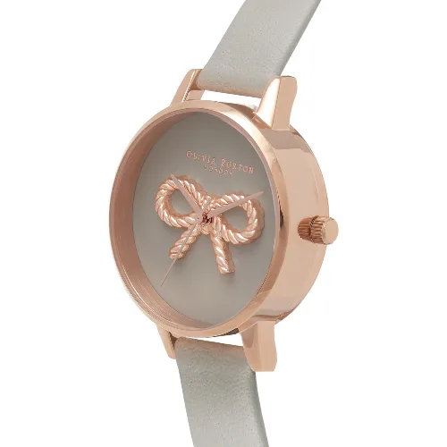 Zegarek OLIVIA BURTON OB16VB04. Kwarcowy, Kolor szary. Kobieta.