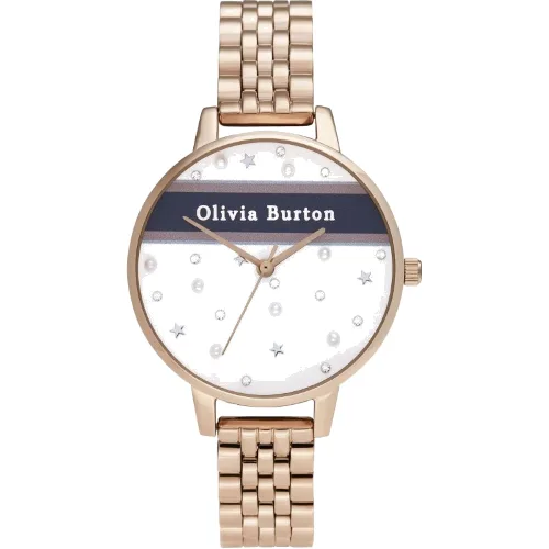 Zegarek OLIVIA BURTON OB16VS06. Kwarcowy, Kolor biały. Kobieta.