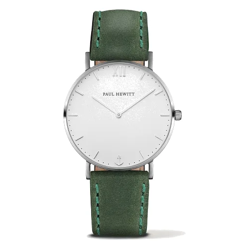Zegarek PAUL HEWITT PH-SA-SSTW12S. Kwarcowy, Kolor biały. Unisex.