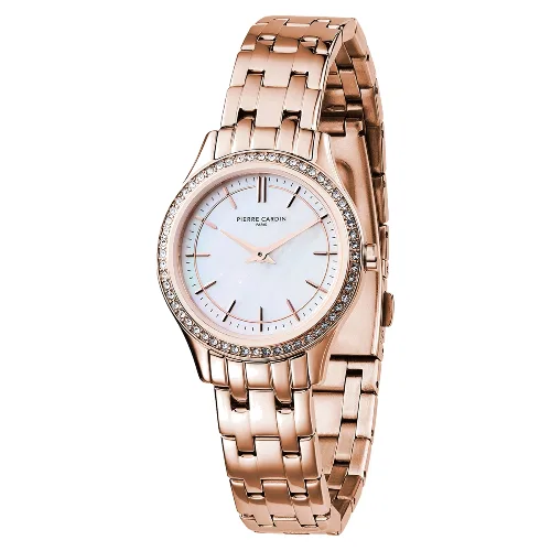 Zegarek PIERRE CARDIN CF.0611.SC.RG. Kwarcowy, Kolor biały. Kobieta.
