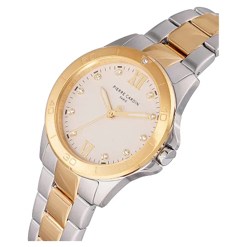 Zegarek PIERRE CARDIN CF.1009.MU. Kwarcowy, Kolor biały. Kobieta.