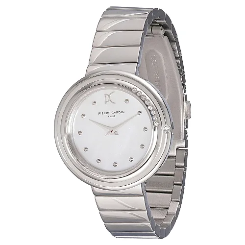 Zegarek PIERRE CARDIN CF.1010.MS.1. Kwarcowy, Kolor biały. Kobieta.