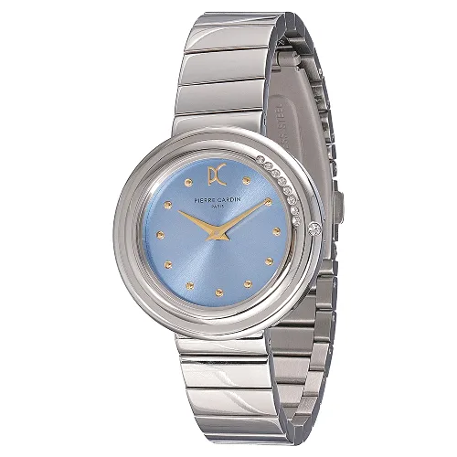 Zegarek PIERRE CARDIN CF.1010.MS. Kwarcowy, Kolor niebieski. Kobieta.