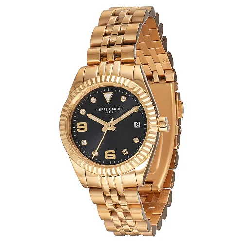 Zegarek PIERRE CARDIN CF.1012.MG.1. Kwarcowy, Kolor czarny. Kobieta.