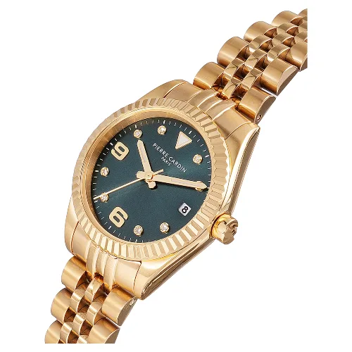 Zegarek PIERRE CARDIN CF.1012.MG.2. Kwarcowy, Kolor zielony. Kobieta.