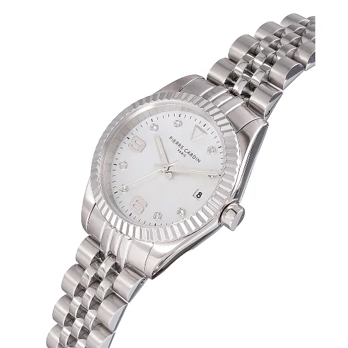 Zegarek PIERRE CARDIN CF.1012.MS. Kwarcowy, Kolor szary. Kobieta.