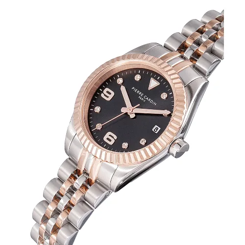 Zegarek PIERRE CARDIN CF.1012.MU.1. Kwarcowy, Kolor czarny. Kobieta.