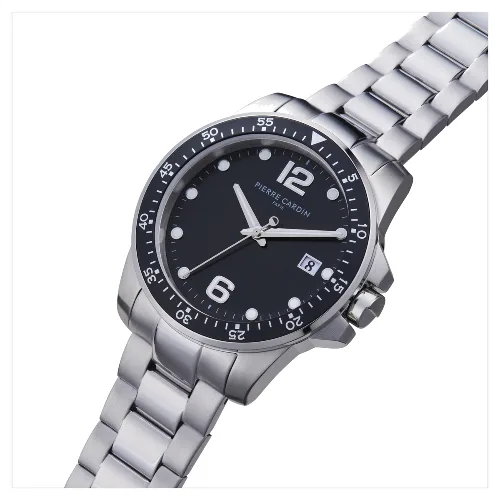 Zegarek PIERRE CARDIN CNI.0026. Kwarcowy, Kolor czarny. Mężczyzna.