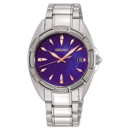 Zegarek SEIKO SKK881P1. Kwarcowy, Kolor PURPLE. Kobieta.