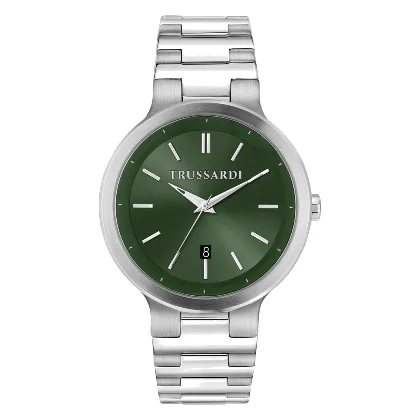 Zegarek TRUSSARDI R2453164002. Kwarcowy, Kolor zielony. Mężczyzna.