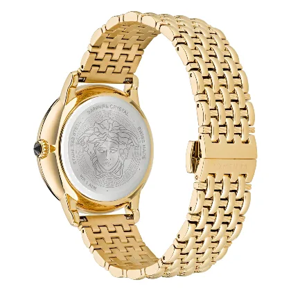 Zegarek VERSACE VE6F00523. Kwarcowy, Kolor czarny. Unisex.
