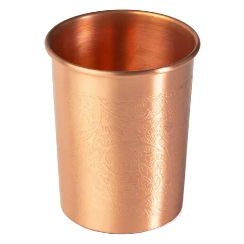 Zestaw 2 miedzianych kubków na wodę 250ml Bodhi - Ornaments