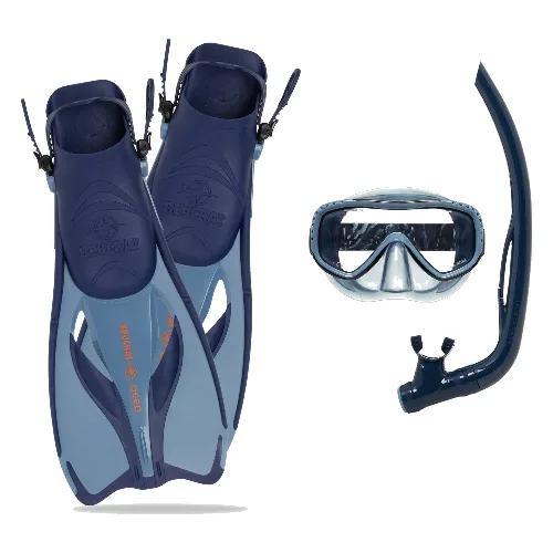 Zestaw ABC do snorkelingu Decathlon płetwy maska fajka Atoll