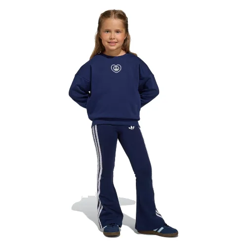 ZESTAW ADIDAS DISNEY CREW FLARED LEGGINGS