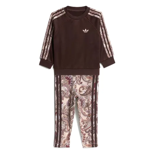 Zestaw adidas x Liberty London z bluzą oversize z zaokrąglonym dekoltem i legginsami